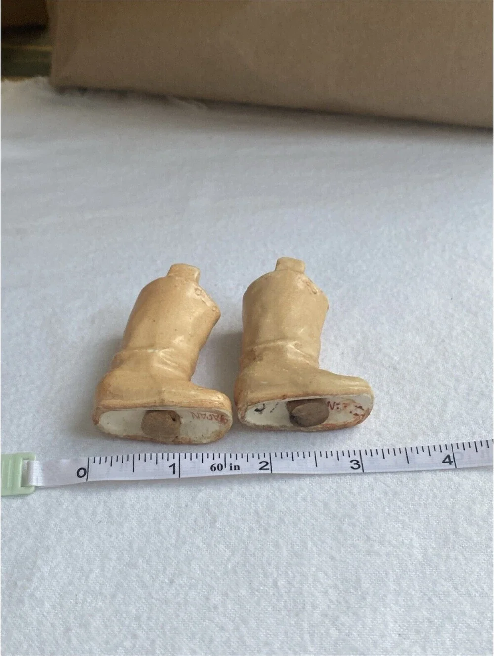 Vintage Ceramic Go Go Boots Or Cowboy Boot Salt and Pepper Shakers Made in Japan
